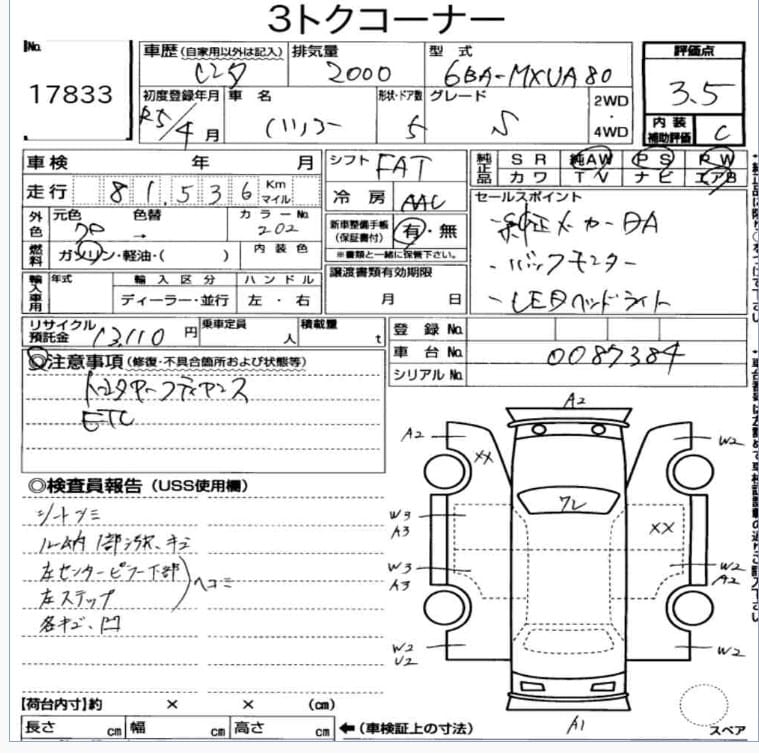 
								2023 TOYOTA HARRIER S (87384 full									