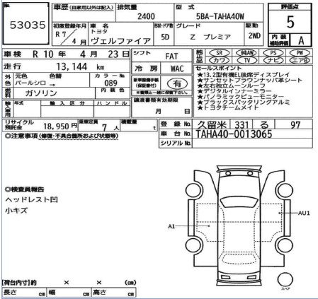
								toyota vellfire z premier 13065 full									